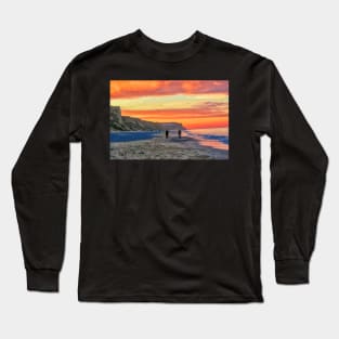 Cromer Beach at Sunset Long Sleeve T-Shirt